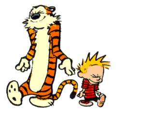 Calvin & Hobbes Happy Dance | Bob&Ruby_SpeakOut