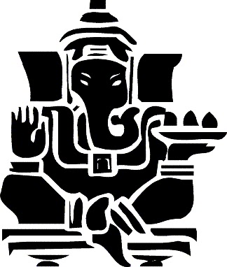 Best Collection Store: GOD GANESHA (BLACK & WHITE)