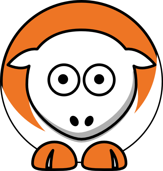 Sheep - Texas Longhorns - Team Colors - College Football clip art ...