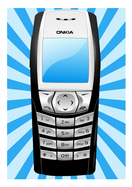 oldish mobile phone SVG Vector file, vector clip art svg file ...