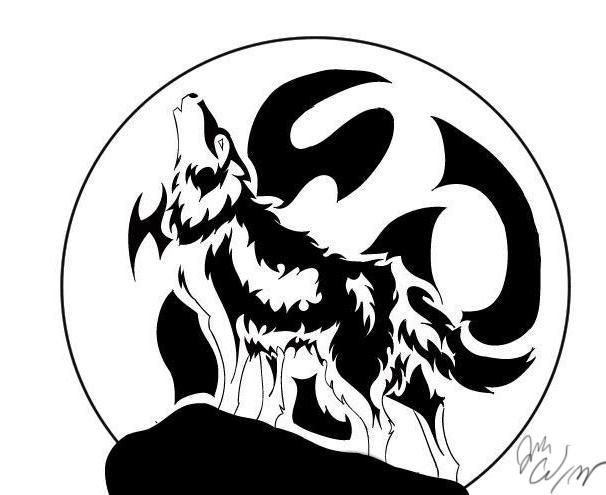 How To Draw A Wolf Howling - ClipArt Best