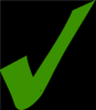 Green Check Mark clip art - vector clip art online, royalty free ...