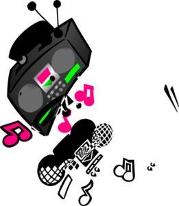 Boombox 2 clip art - vector clip art online, royalty free & public ...