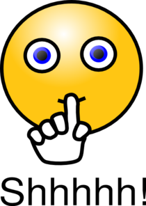 Quiet Sign Clip Art - vector clip art online, royalty ...