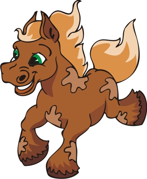 Free Horse Cartoon Graphic