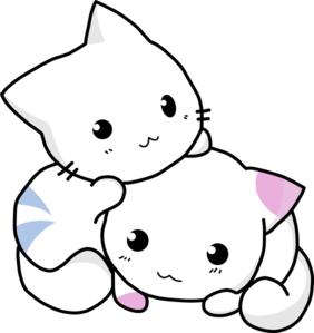 Scared Cats clip art - vector clip art online, royalty free ...