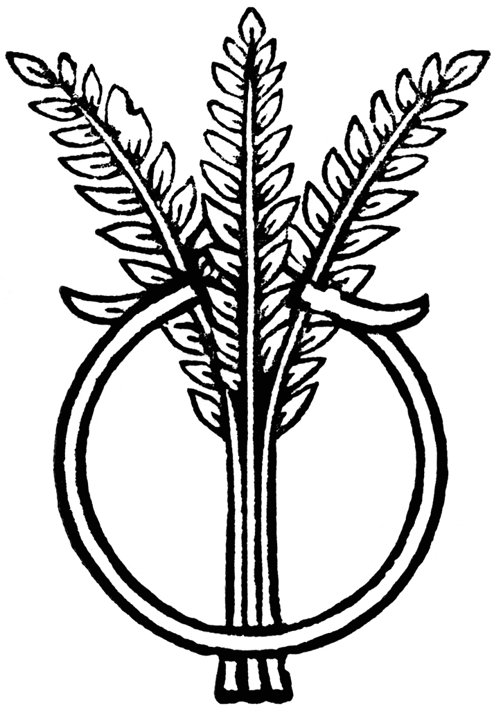 Wheat & Circle Doodad | ClipArt ETC