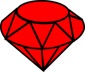 Ruby Simple clip art - vector clip art online, royalty free ...