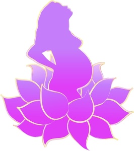 Pregnant Woman Silhouette Clip Art 091712» Vector Clip Art