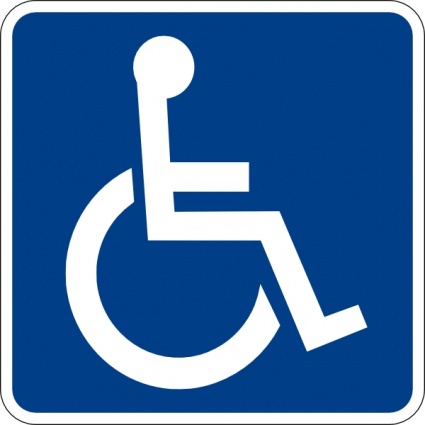 Handicapped Accessible Sign clip art - Download free Other vectors