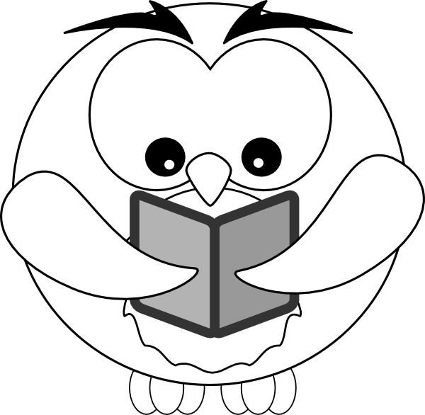 Owl Outline clip art - vector clip art online, royalty free ...