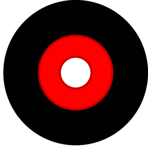 Black Vinyl Record clip art - vector clip art online, royalty free ...