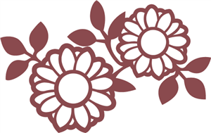 Silhouette Online Store - View Design #16165: floral filigree ...