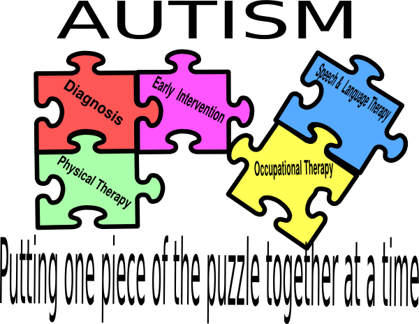 Autism Puzzle Logo Clip Art - vector clip art online ...