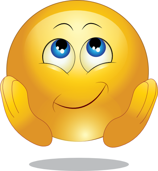 Yellow Wishing Happy Smiley Emoticon Clipart Royalty ...