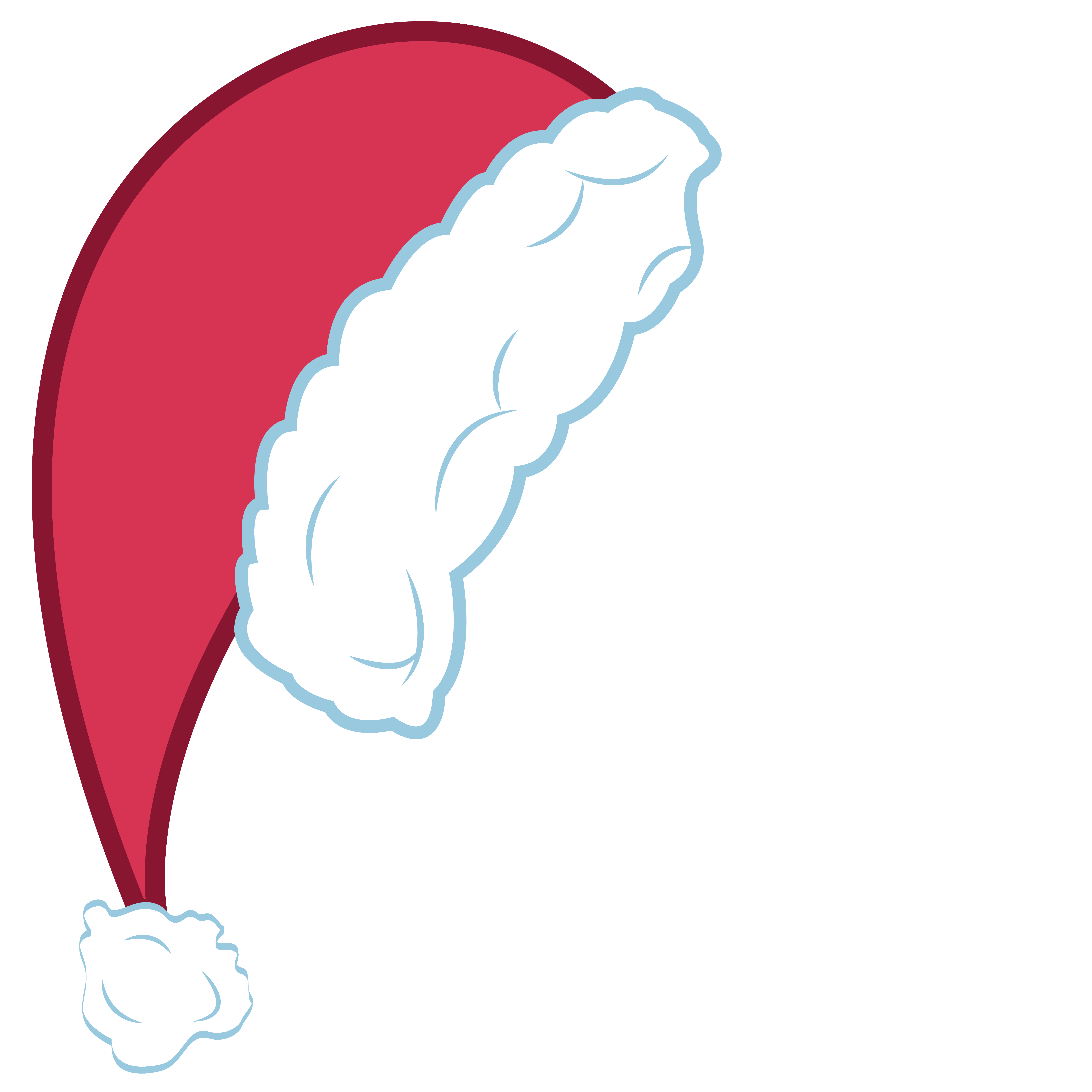 Cartoon Santa Hat Transparent Background : Travel Icon Png White ...