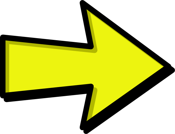 Yellow Arrow Clip Art - vector clip art online ...