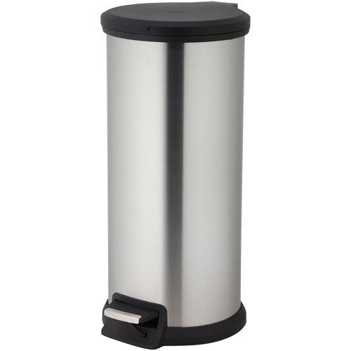 Better Homes and Gardens 40-Liter Round Step Trash Can: Kitchen ...