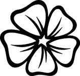 Cartoon Hawaiian Flowers