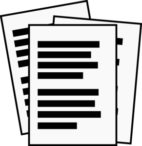Office Notes Line Drawing clip art - vector clip art online ...
