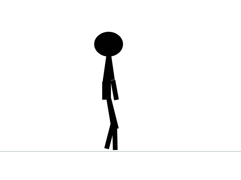 Stick man walking on PowerPoint - YouTube