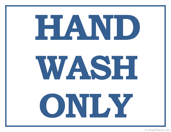 Hand Wash Signs Printable - ClipArt Best