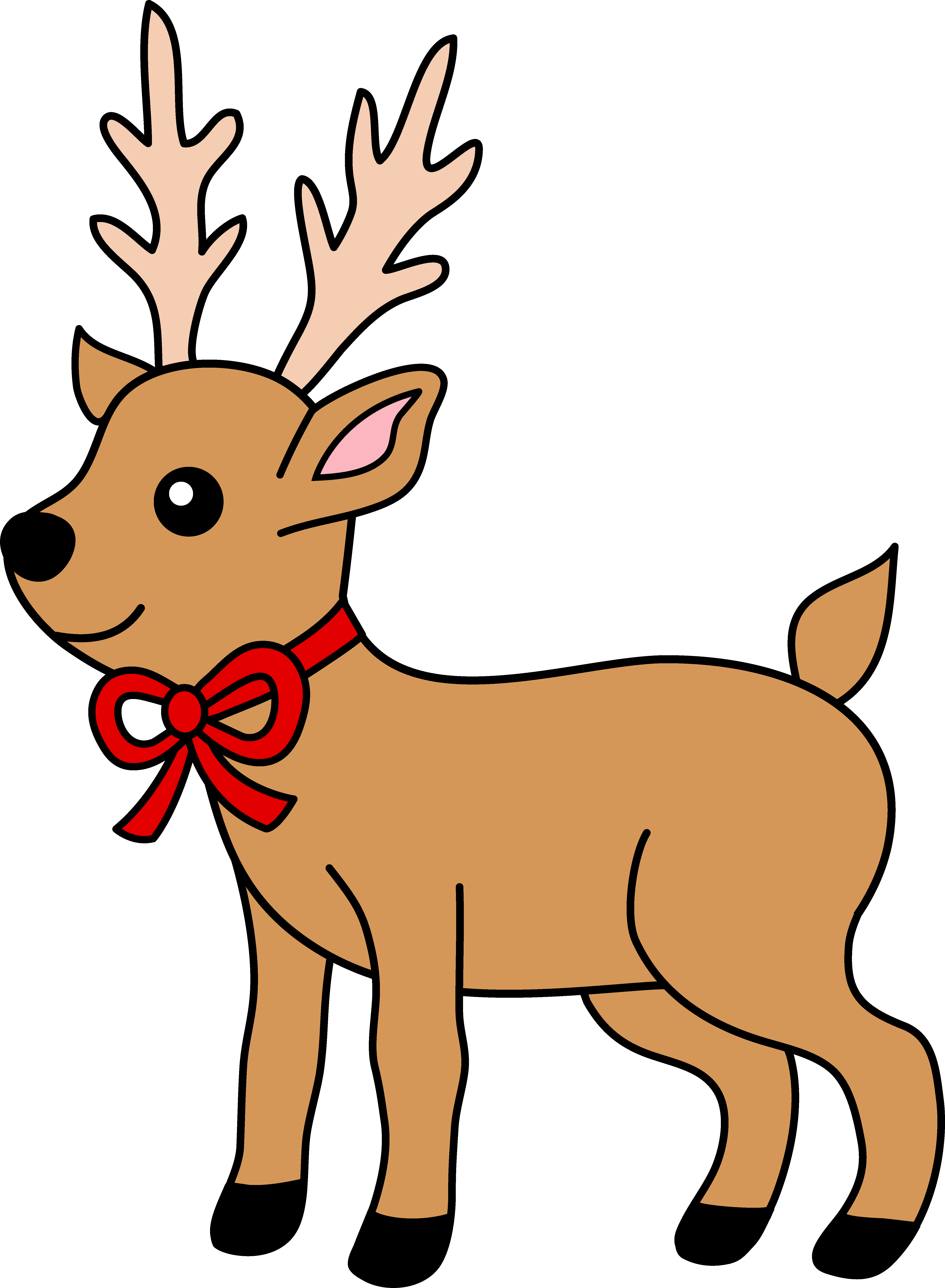 Christmas reindeer clipart images