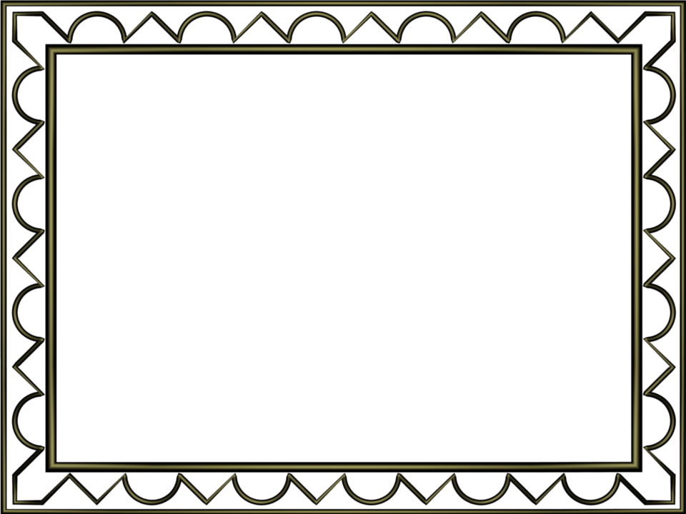 Shiny Black Artistic Loop Triangle Rectangular Powerpoint Border ...