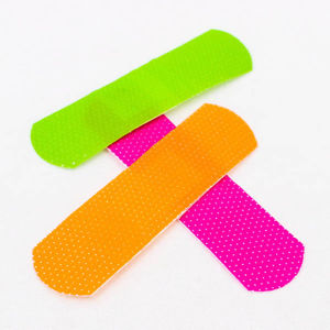 1&amp;#034;x3&amp;#034; Neon Sheer Waterproof BANDAIDS Flexible Breathable ...