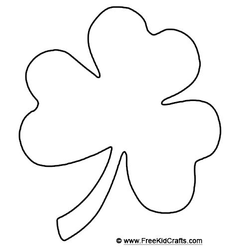 Best Photos of Shamrock Templates Printable - Shamrock Template, 4 ...