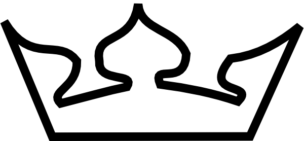 Crown Outline Clip Art - vector clip art online ...