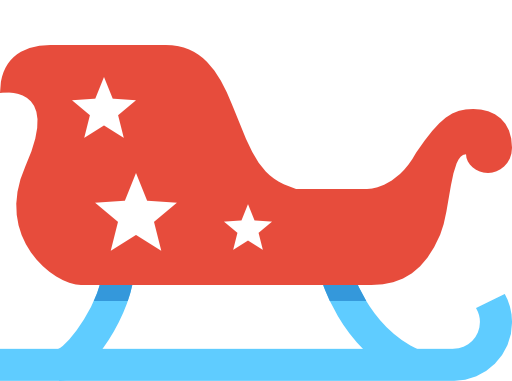 Santa sleigh clip art
