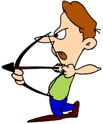 Funny Archery Arrow Clipart