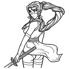 Top 20 Free Printable Ninja Coloring Pages Online
