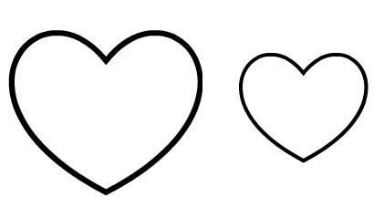 printable valentine hearts. images of hearts coloring pages ...