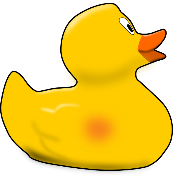 Rubber Duck Template Clipart