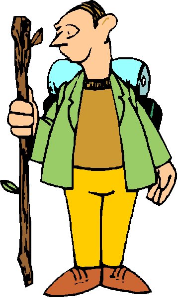 Hiking cartoon hikers clip art cartoon hiker clip art and cartoon ...