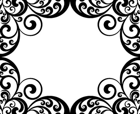 Damask Border Clip Art Free Clipart - Free to use Clip Art Resource
