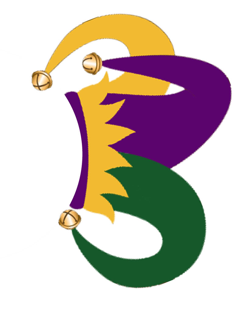 Mardi gras jester clipart