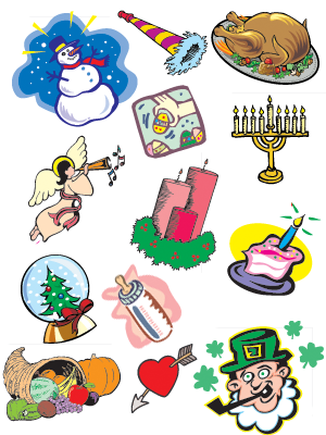 Clipart Holidays - Tumundografico