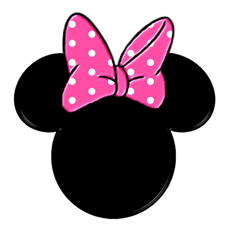 Minnie Mouse Bow Template