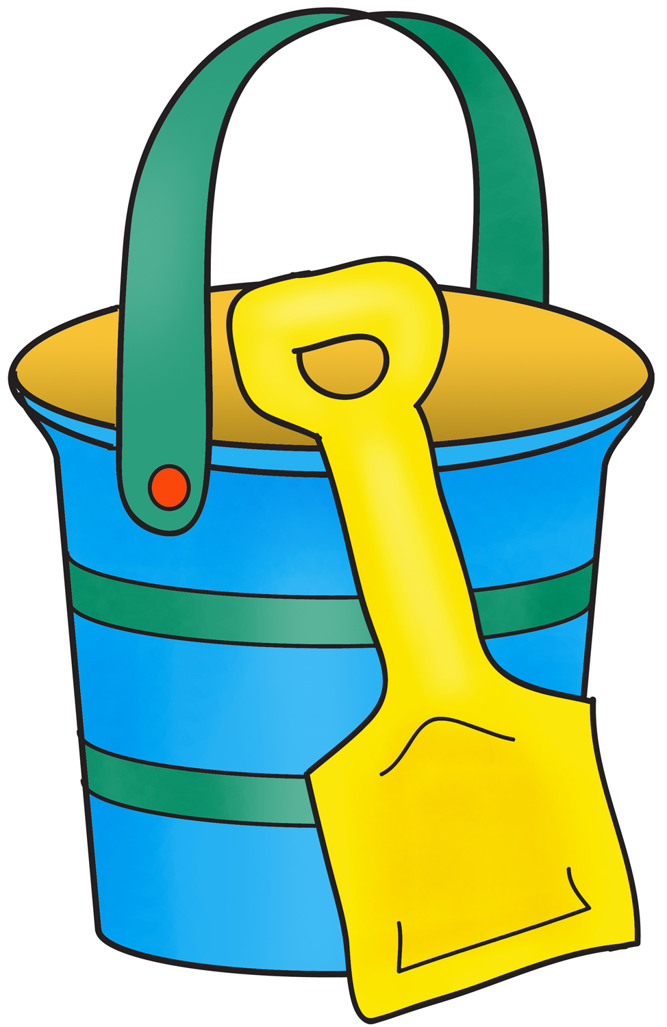Sand Bucket Clipart