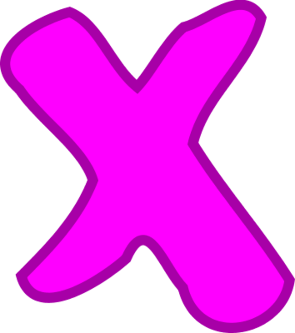 red not OK failure symbol - vector Clip Art