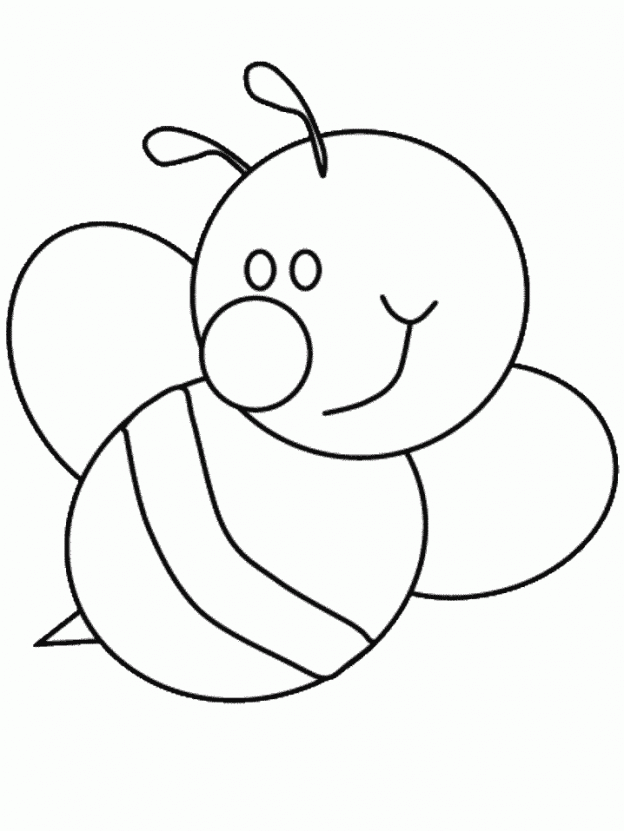 Bumble Bee Template Printable - AZ Coloring Pages