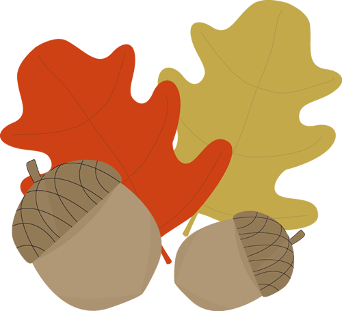 Acorn Border Clipart