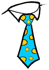 Tie clip art