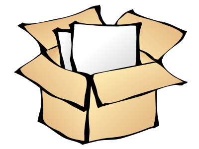 Free Cardboard Box Clipart, 1 page of Public Domain Clip Art