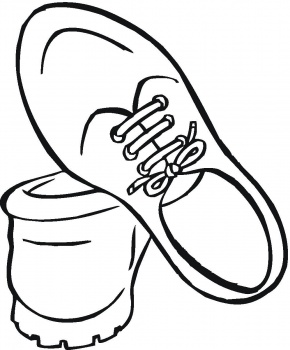 Shoes For Men coloring page | Super Coloring