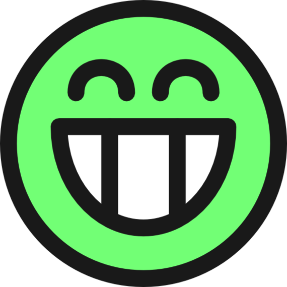 Cheesy Grin Emoticon Clipart - Free to use Clip Art Resource