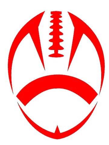 Football outline clipart